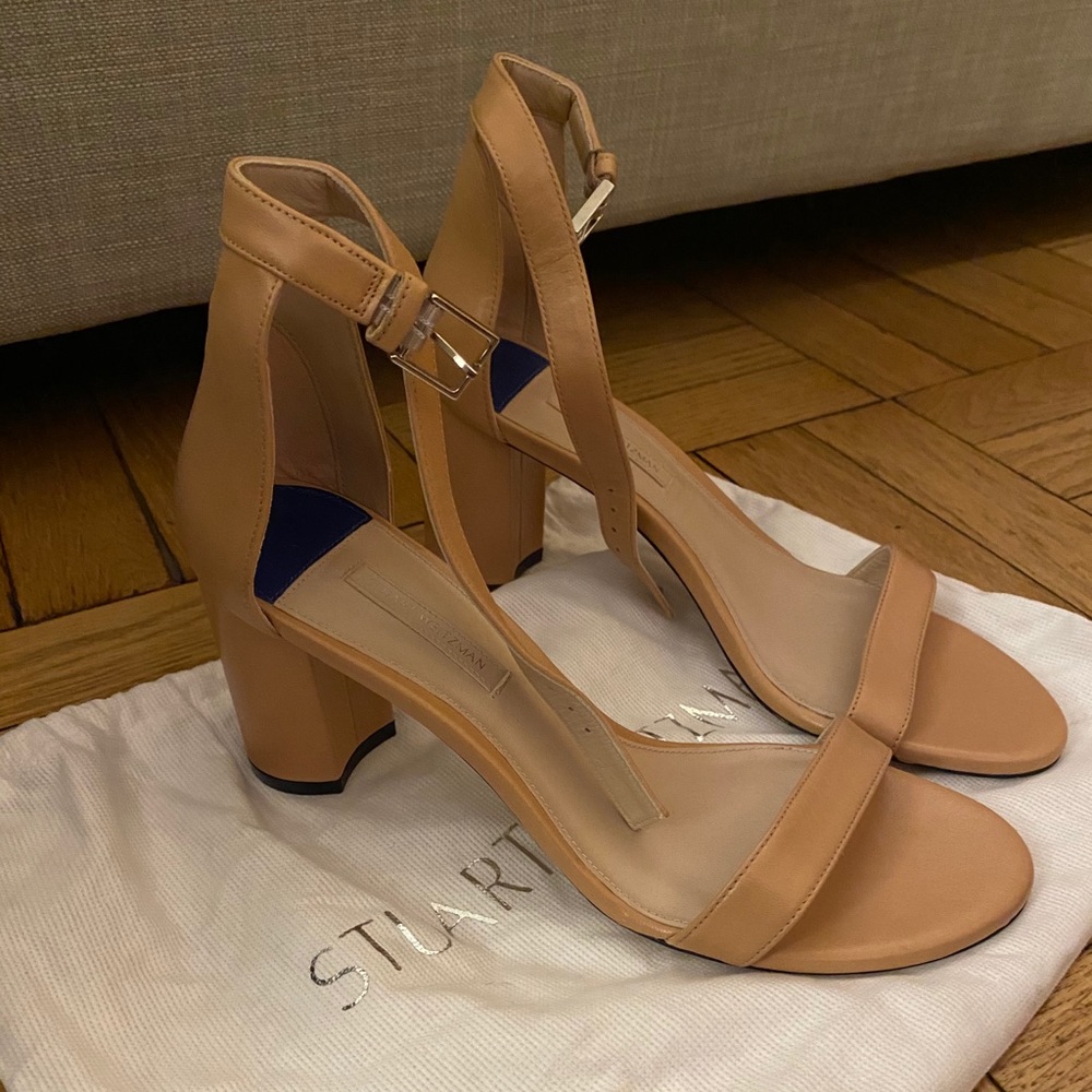 Nude Block heeled sandals